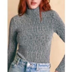 Sezane Nemy Jumper Silver - Size M NWT